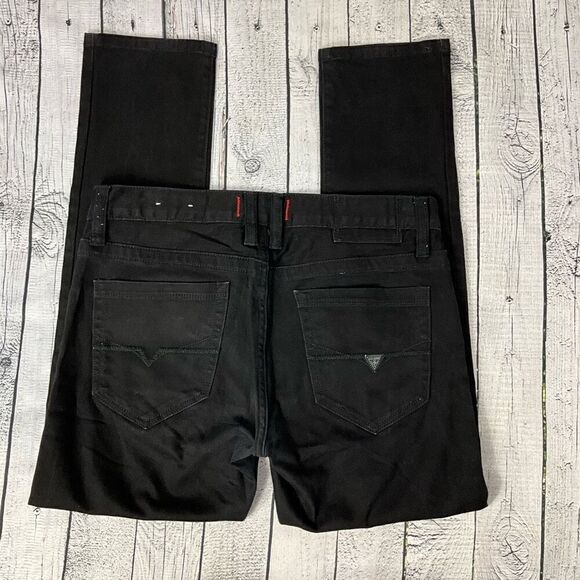 GUESS Black Medium Rise Skinny Scotch Fit Jeans - Picture 2 of 6